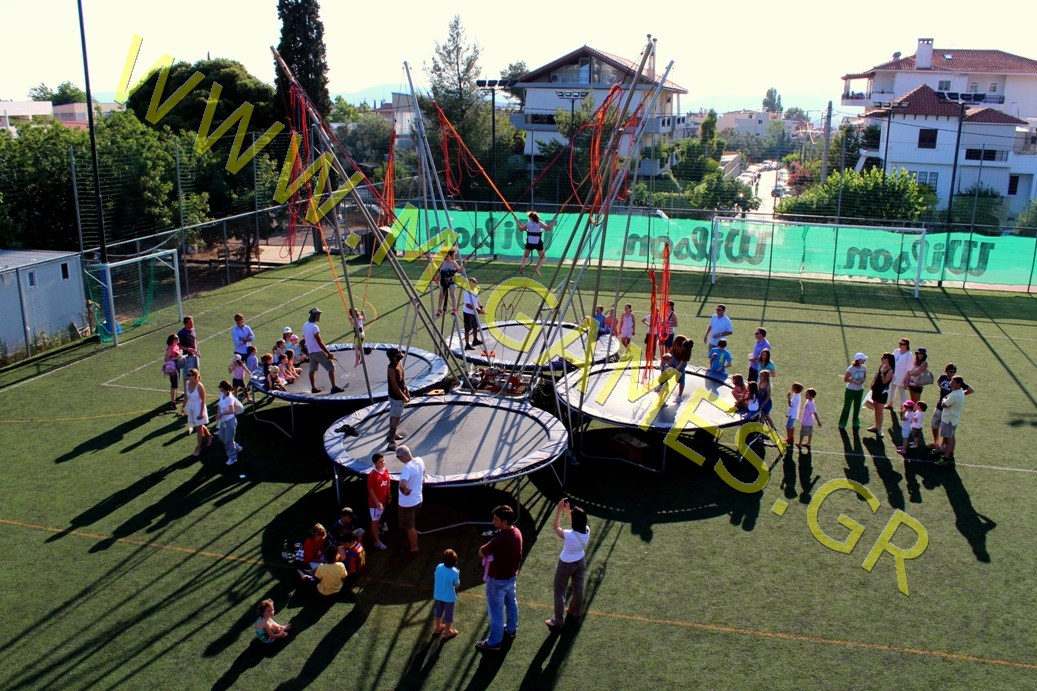 4-plo bungee trampoline